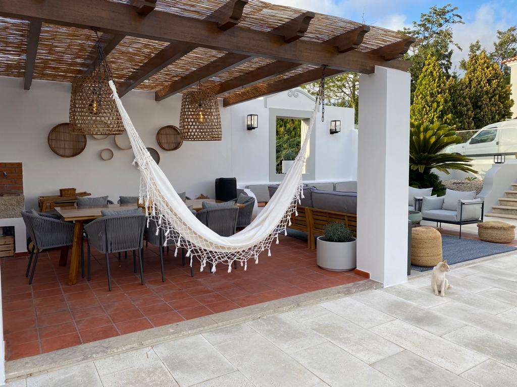 Terraço coberto concluído